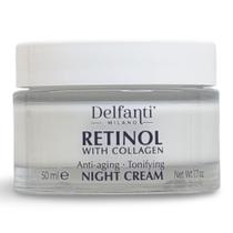 Delfanti-Milano RETINOL COM COLÁGENO Creme Noturno Anti-idade Tonificante Hidratante para Rosto e Pescoço Produzido na Itália 50 ml Delfanti-Milano RETINOL COM COLÁGENO Creme Noturno Anti-idade Tonificante Hidratante para Rosto e Pescoço Produzido na Itália 50 ml