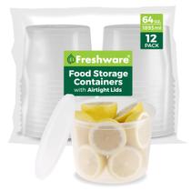Deli Containers Freshware 946 ml, 1,9 L, 1,9 L, 12 conjuntos de plástico