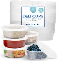 Deli Containers Healthy Packers 240 ml (100 conjuntos) sem BPA