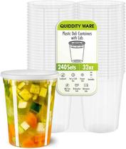 Deli Containers QUIDDITY WARE, pacote de 32 onças x 240, plástico sem BPA Deli Containers QUIDDITY WARE, pacote de 32 onças x 240, plástico sem BPA