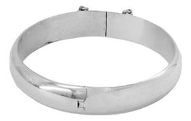 Delicada Pulseira De Prata 925 Rígida E Larga Delicada Pulseira De Prata 925 Rígida E Larga