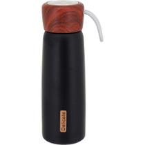 Delicate Garrafa Térmica 22X7X7Cm 500Ml Inox Preto Parede Dupla Delicate Garrafa Térmica 22X7X7Cm 500Ml Inox Preto Parede Dupla