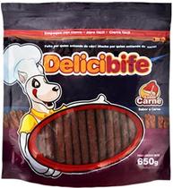 Delicibife Sabor Carne 650g bifinho em formato de palito de carne para cachorro