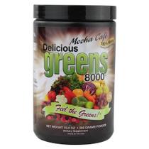 Deliciosos Greens 8000 Mocha Cafe Flavor 10.6 oz por Greens World Inc
