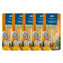 Deliciosso frutas sabor abacaxi 90g - kit 5 un