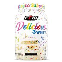 Delicious 3 whey 900 g - ftw (bolo de festa) Delicious 3 whey 900 g - ftw (bolo de festa)