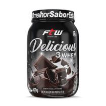 Delicious 3 Whey 900g Chocolate Negro - FTW