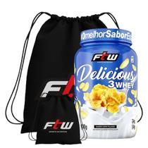 Delicious 3 Whey 900g + Mochila Impermeavel Esportiva Preta (corn Flakes) Delicious 3 Whey 900g + Mochila Impermeavel Esportiva Preta (corn Flakes)