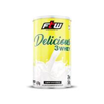 Delicious 3 Whey Proteína Hidrolisada Concentrada E Isolada Lata 450g FTW