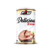 Delicious 3 Whey Proteína Hidrolisada Concentrada E Isolada Lata 450g FTW