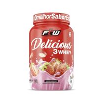 Delicious 3Whey (900g) - Sabor: Morango