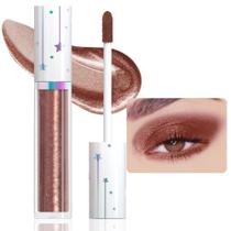 Delineador de olhos Liquid Shimmery Glitter Eyeshadow evpct 04 Brown