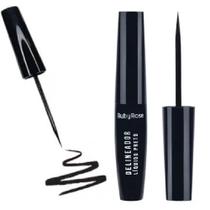 Delineador de Olhos Liquido Secagem Rápida Loga Duração Preto 5,8ML - HB8406 - Ruby Rose