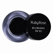 Delineador em Gel Black - Ruby Rose