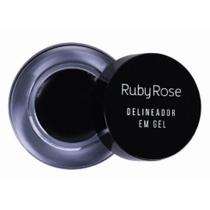 Delineador em Gel Preto 3,3g Ruby Rose