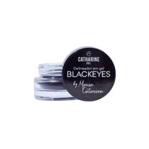 Delineador em Gel Preto Maria Catarina Catharine Hill BlackEyes Alta Cobertura A Prova DÁgua