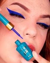 Delineador Líquido Colors, Glam azul - BellaFemme Cosmetics - BellaFemme cosméticos - Bella femme