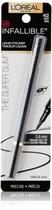 Delineador líquido L'Oreal Paris Infallible Super Slim Grey