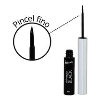 Delineador Líquido Preto Luisance L3118 Alta Precisão e Longa Duração 4ml