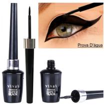 Delineador Liquido Vivai Super Black Prova Dagua Preto Longa Duracao Delineador Liquido Vivai Super Black Prova Dagua Preto Longa Duracao