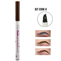 Delineador Para Sobrancelhas Meu Tint 4Tip Brow Febella CSL2013 Ou Love Rain LR1006 ou Mia Make 438