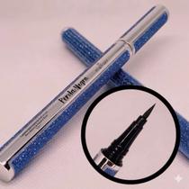 Delineador Preto Ponta Final Maquiagem Feminina Olhos de Gatinho Pérola Negra