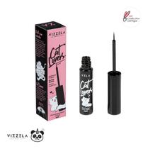 Delineador Preto Vizzela Ultra Black Pincel Fino