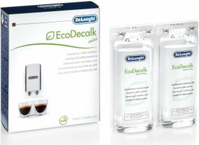 DeLonghi EcoDecalk Descalcificante, solução de descalcificação universal ecológica para máquinas de café e café, pacote com 2 (1 uso por pacote)