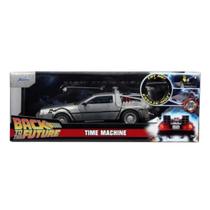 Delorean Back To The Future I 1:24 Com Luzes Jada Toys De Volta Para Futuro