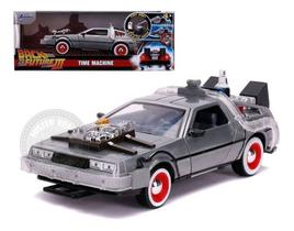 Delorean Filme Back To The Future 3 Com luzes Jada 1/24