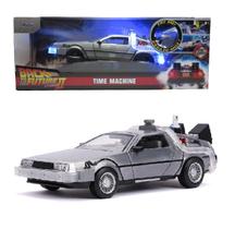 Delorean - Time Machine c/ Luz - Back to the Future II - Hollywood Rides - 1/24 - Jada