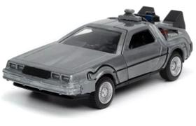 Delorean Time Machine Escala 1/32 De Volta para o Futuro Part 1 - Back to the Future - Jada Toys
