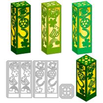 DELORIGIN Conjunto de Matrizes de Corte 3D Lanterna para o Dia de São Patrício DELORIGIN Conjunto de Matrizes de Corte 3D Lanterna para o Dia de São Patrício