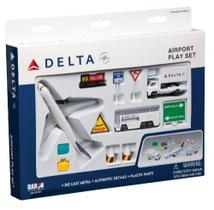 Delta Airlines 12 Piece Playset (Cor do conteúdo pode Variar)