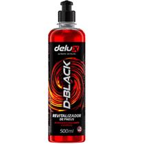 Delux D-Black 500ml Revitalizador de Pneus Devolve a Cor, Protege e Proporciona Brilho Uniforme