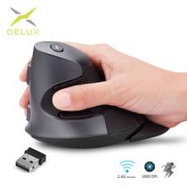 Delux M618 Gx 6 Botão Ergonomico Vertical Wireless Mouse