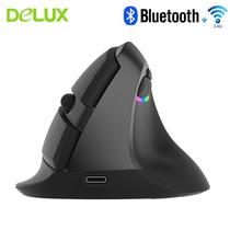 Delux M618 Mini Wireless Bluetooth Gaming Mouse Vertical