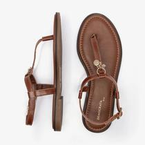 Democrata Ela Rasteira 634110-002 Tan - TAN Democrata Ela Rasteira 634110-002 Tan - TAN