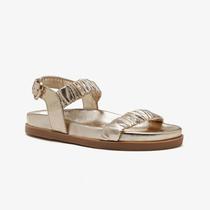 Democrata Papete Feminina Iris Couro Dourado 633102 - OURO LIGHT Democrata Papete Feminina Iris Couro Dourado 633102 - OURO LIGHT