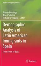 Demographic Analysis of Latin American Immigrants in Spain - Springer Nature