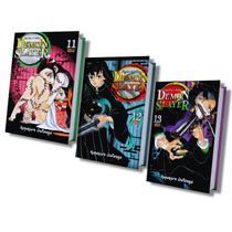 Demon Slayer, Kimetsu No Yaiba Mangá Vol. 11, 12 e 13 - KIT Demon Slayer, Kimetsu No Yaiba Mangá Vol. 11, 12 e 13 - KIT