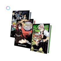 Demon Slayer, Kimetsu No Yaiba Mangá Volume 17 Ao 19 - KIT Demon Slayer, Kimetsu No Yaiba Mangá Volume 17 Ao 19 - KIT
