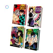Demon Slayer, Kimetsu No Yaiba Mangá Volume 4 Ao 7 - KIT Demon Slayer, Kimetsu No Yaiba Mangá Volume 4 Ao 7 - KIT