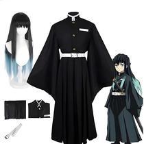 Demon Slayer Tokitou Muichirou Cosplay Uniforme Peruca Festa De Halloween Bilibili Anime