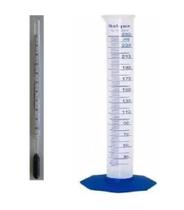 Densímetro segundo Baumé escala 0 a 100 calibrados a 20C + PROVETA DE POLI AUTOCLAVÁVEL CAP. 250 ML Densímetro segundo Baumé escala 0 a 100 calibrados a 20C + PROVETA DE POLI AUTOCLAVÁVEL CAP. 250 ML