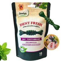 Dent Fresh Clorofila e Hortelã para Mau Hálito Dentalight Petisco Natural e Funcional para Cachorro Dent Fresh Clorofila e Hortelã para Mau Hálito Dentalight Petisco Natural e Funcional para Cachorro
