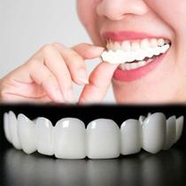Dentadura: 2 pares ajustáveis para homens e mulheres