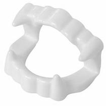 Dentadura de vampiro branca 12 peças Dentadura de vampiro branca 12 peças