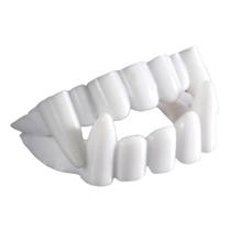 Dentadura de Vampiro Halloween Kit Com 5 Unidades
