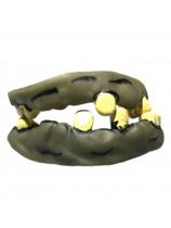 Dentadura Halloween Zumbi - Verde escuro - 01 unidade - Rizzo Dentadura Halloween Zumbi - Verde escuro - 01 unidade - Rizzo